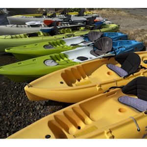5 single kayaks 2 double kayaks